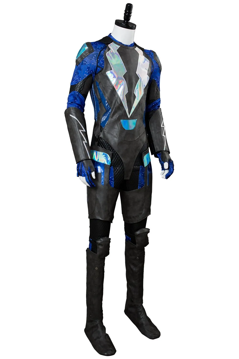 Black Lightning Jefferson Pierce Outfit Cosplay Costume