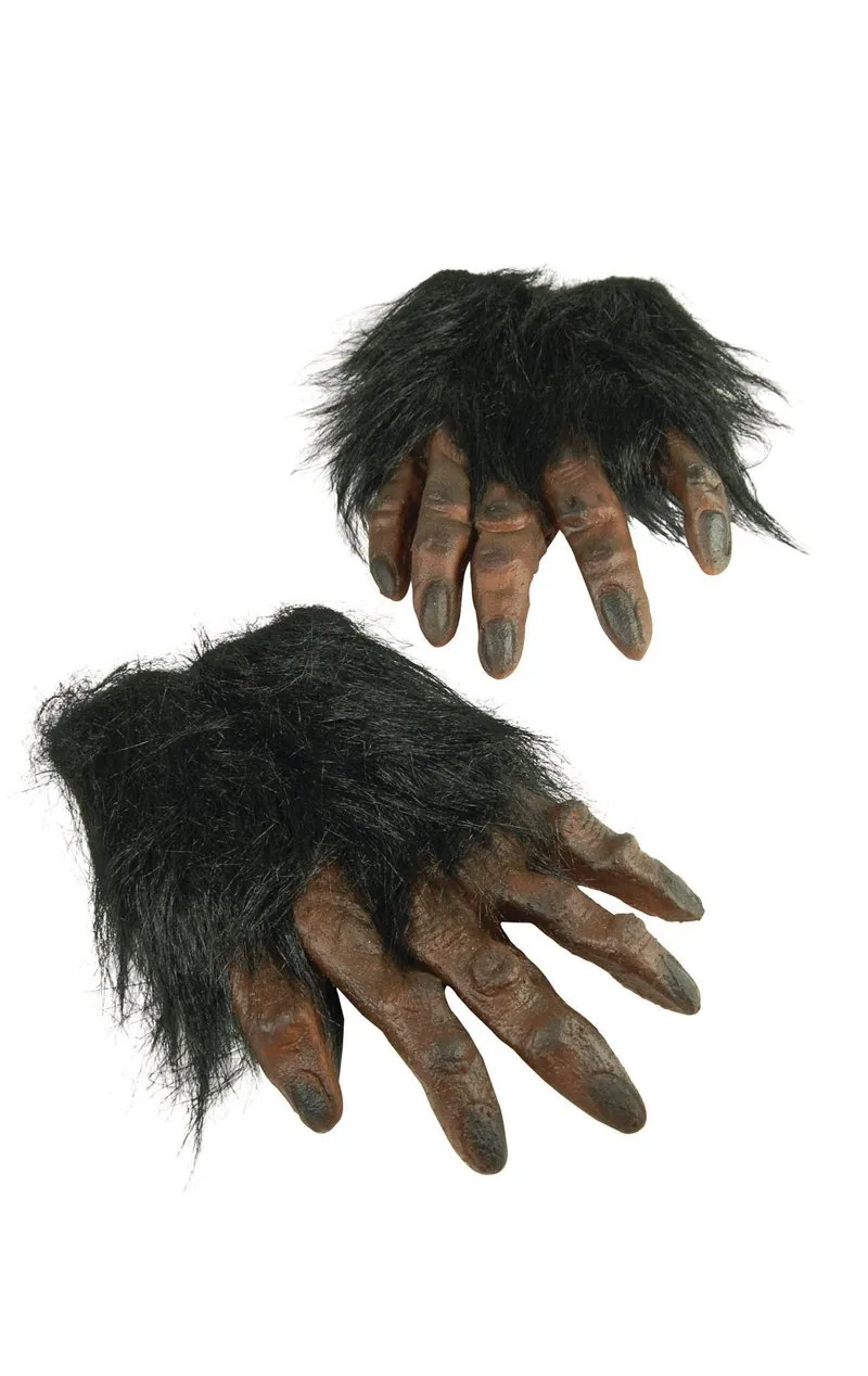Black Werewolf Hand Gloves