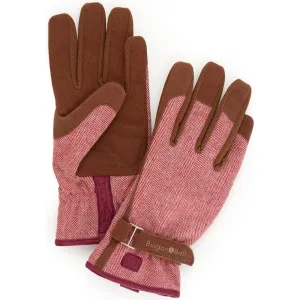 Burgon & Ball Gardening Gloves - Red Tweed