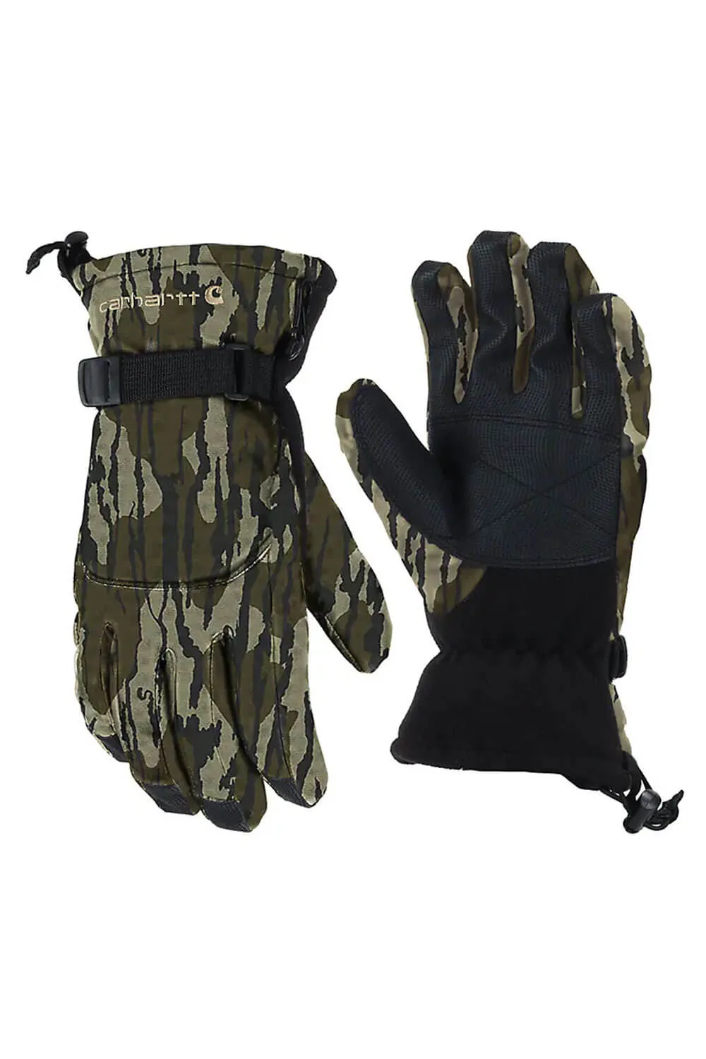 Carhartt Insulated Hunt Waterproof Gloves for Men in Camo | A528CAMO