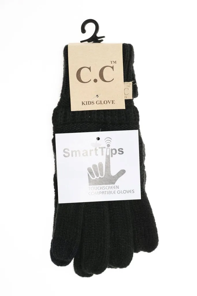 C.C Gloves With Smart Tip Finger! Kids Sizes!