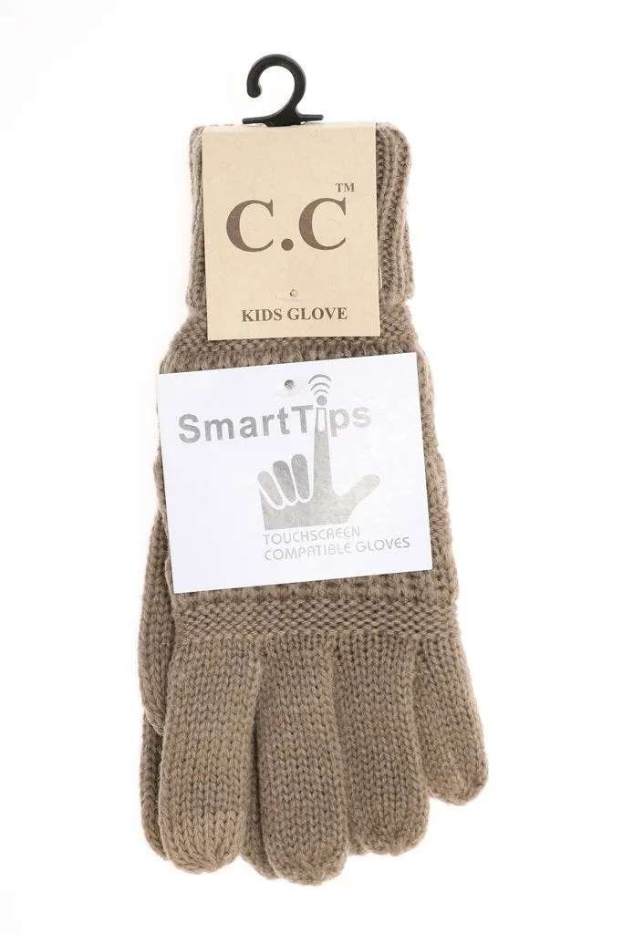 C.C Gloves With Smart Tip Finger! Kids Sizes!