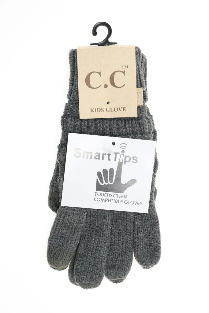 C.C Gloves With Smart Tip Finger! Kids Sizes!