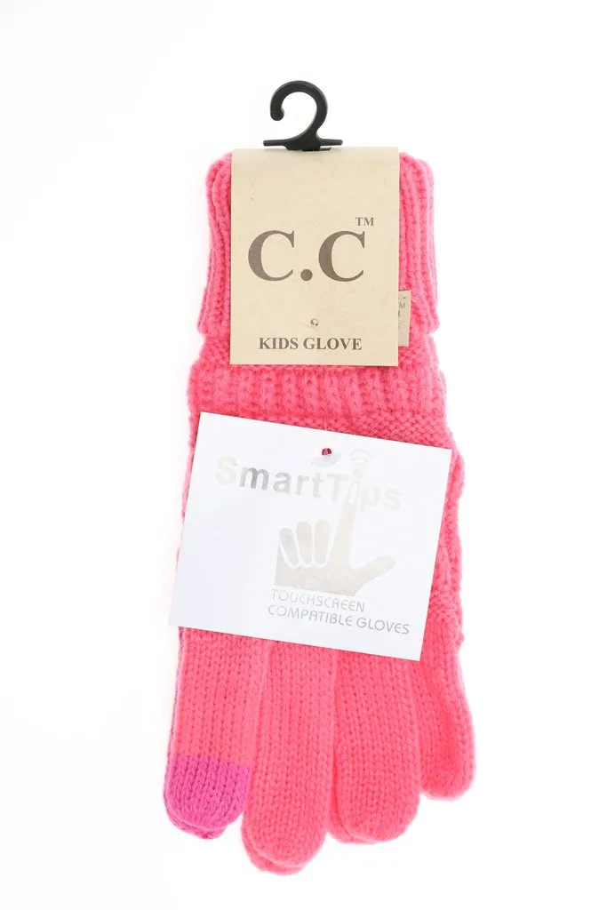 C.C Gloves With Smart Tip Finger! Kids Sizes!