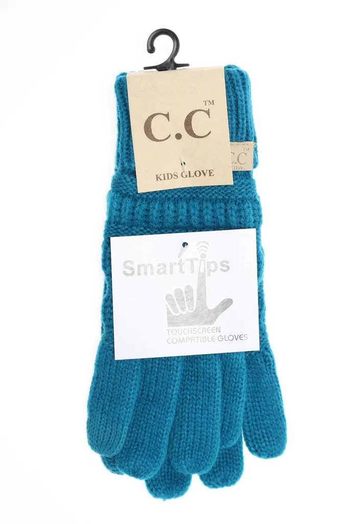 C.C Gloves With Smart Tip Finger! Kids Sizes!