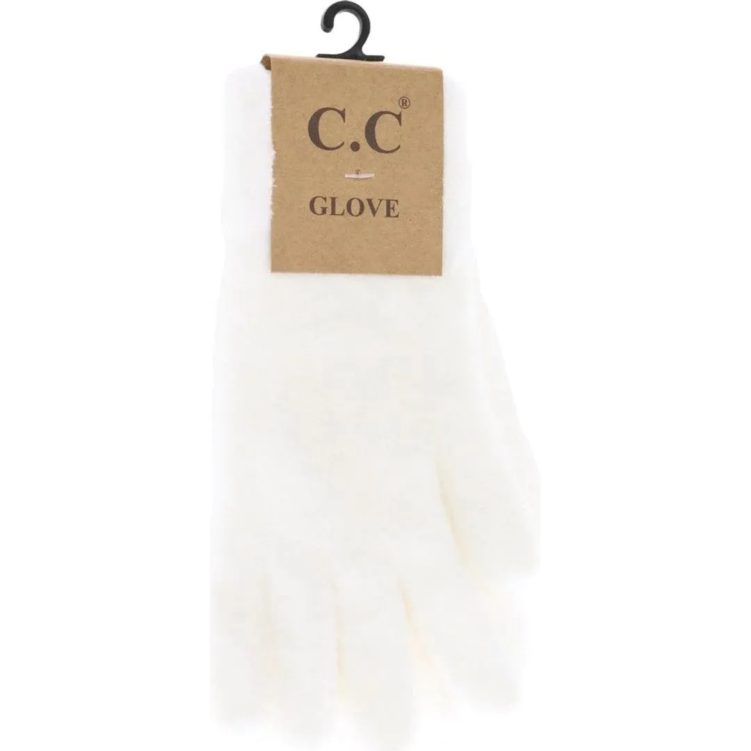 C.C Plush Terry Chenille Gloves