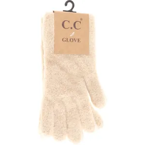 C.C Plush Terry Chenille Gloves