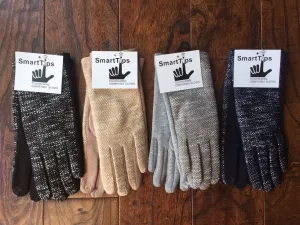 CC Textured Gloves With Smart Tip Finger. 4 Colors!