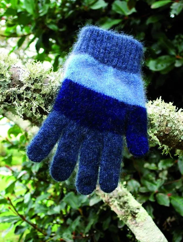 Child Lycra Striped Glove D