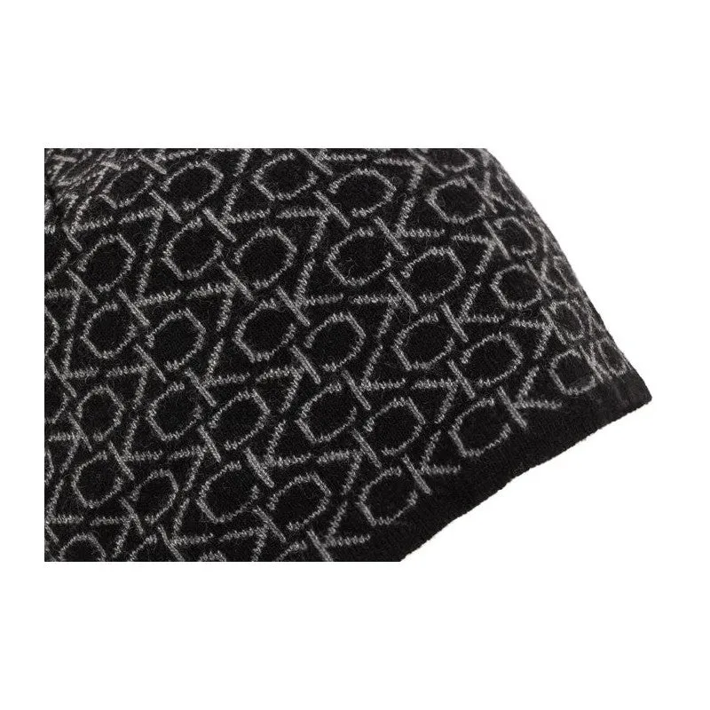 Ck Monogram Wool No Fold Beanie
