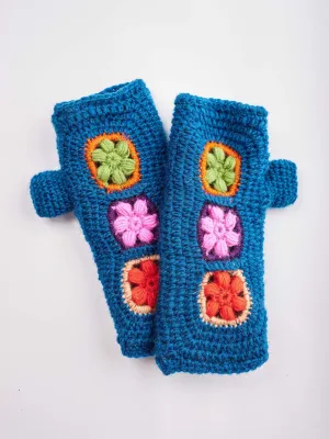Crochet multicolor  Handwarmer