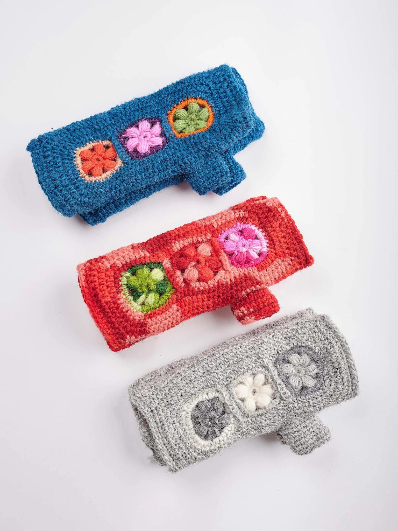 Crochet multicolor  Handwarmer