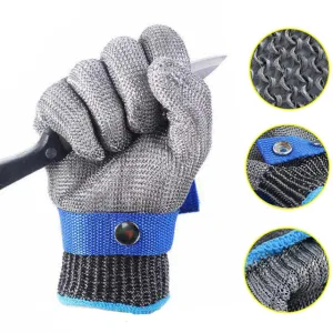 Cut Resistant Stainless Steel Gloves Working Safety Gloves