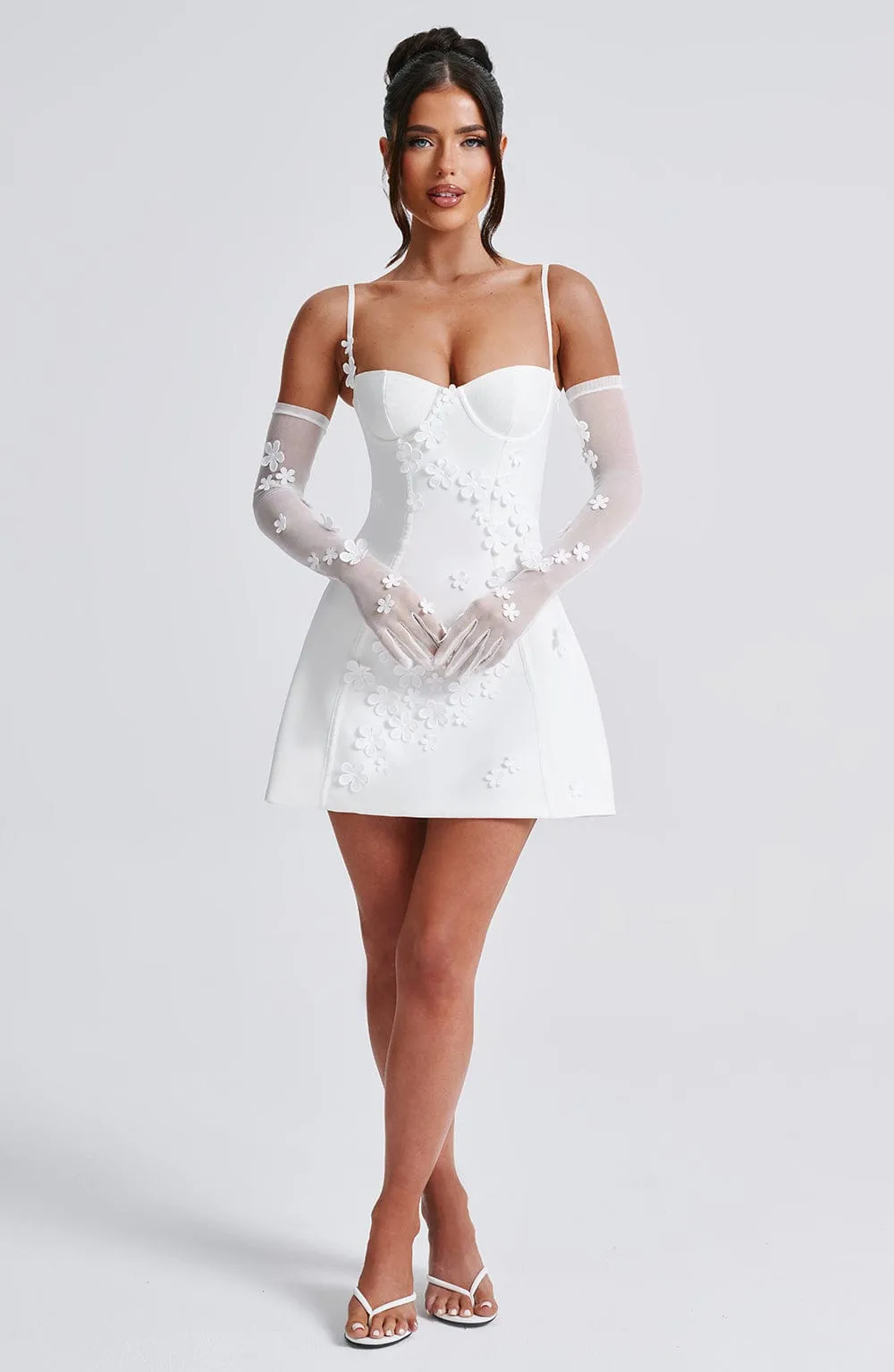Dalary Mini Dress - Ivory