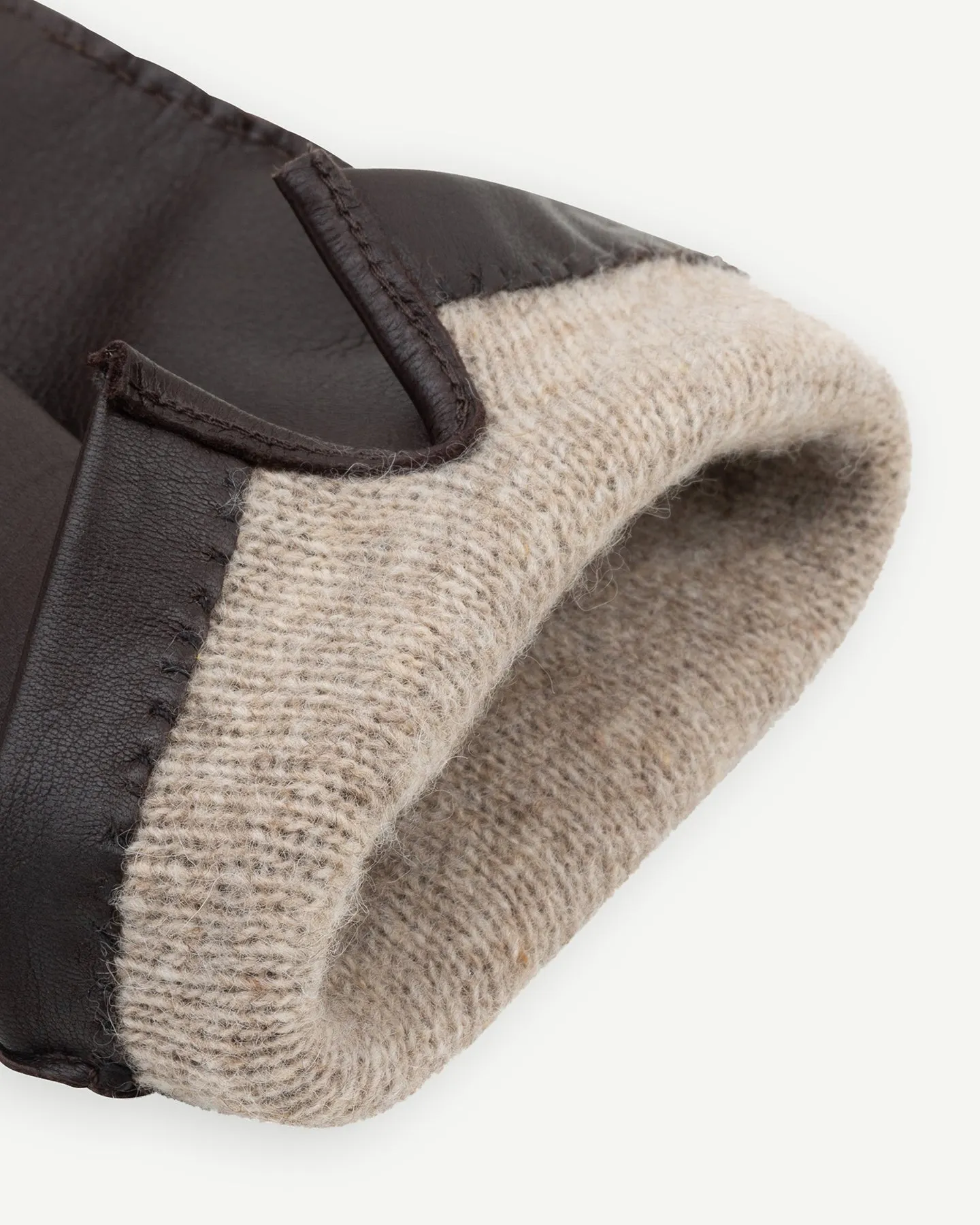 Dark Brown Deerskin Gloves