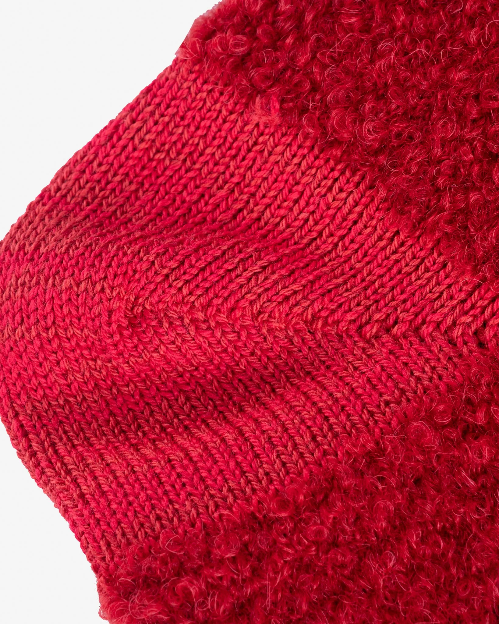 Decka Baby Alpaca & Merino Wool Socks - Red
