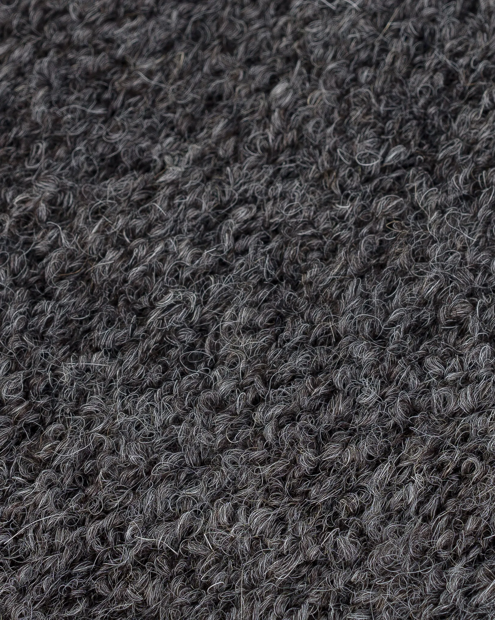 Decka Boucle Alpaca Socks - Grey