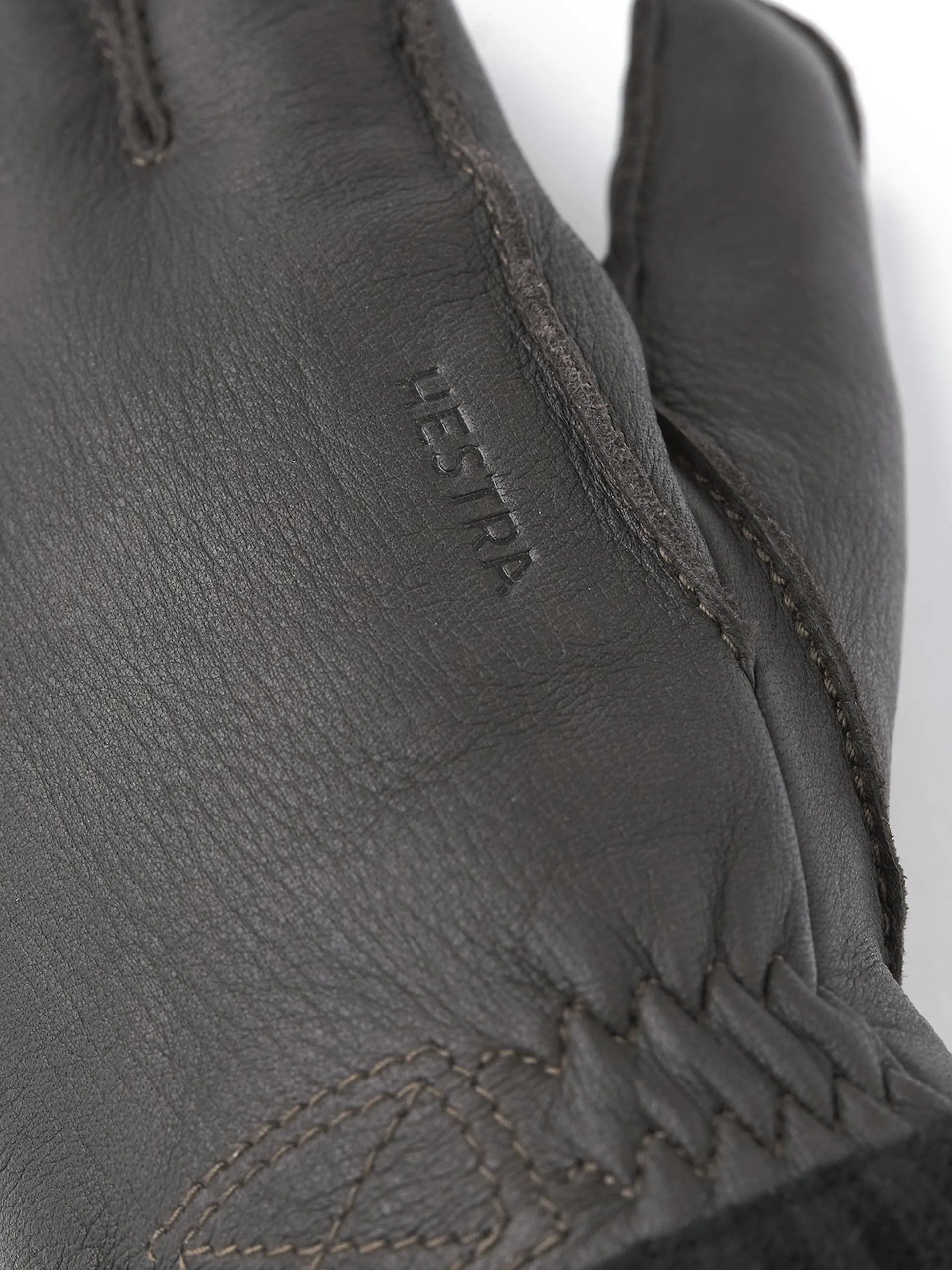 Deerskin Primaloft Rib Gloves - Black