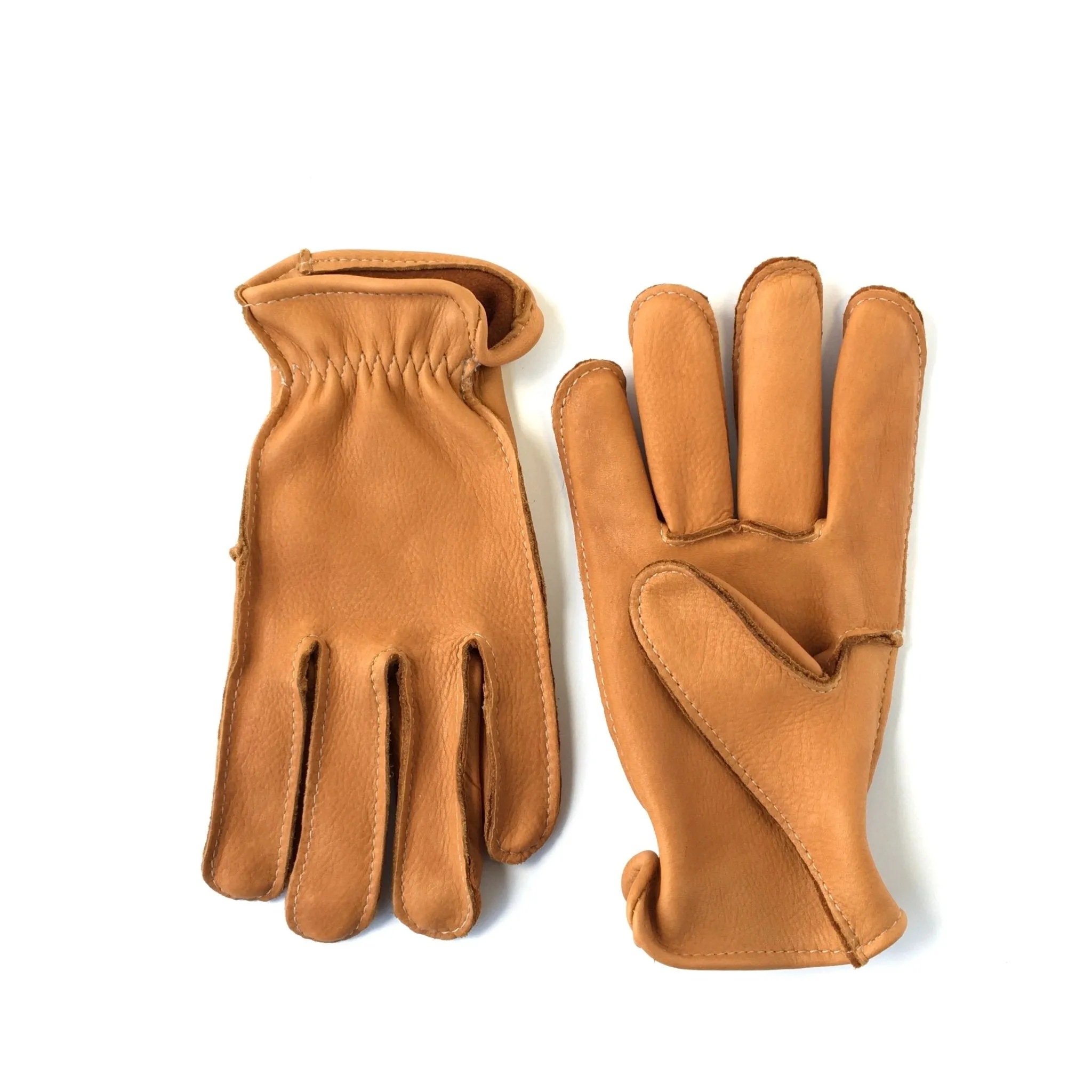 Deerskin Shorty: Outseam Leather Glove