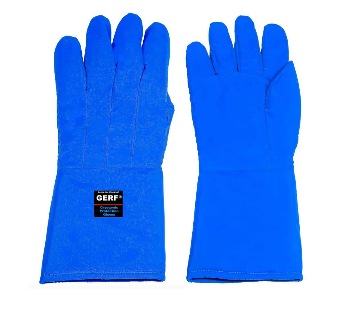 Double Waterproof Mid Arm-Length Cryogenic Gloves.
