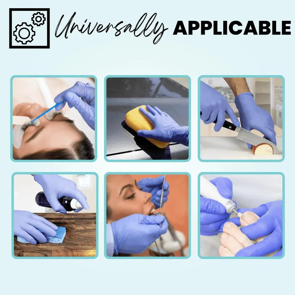 Eco Gloves Biodegradable Nitrile - Black - Medium / 1 Case = 10 Boxes of 100