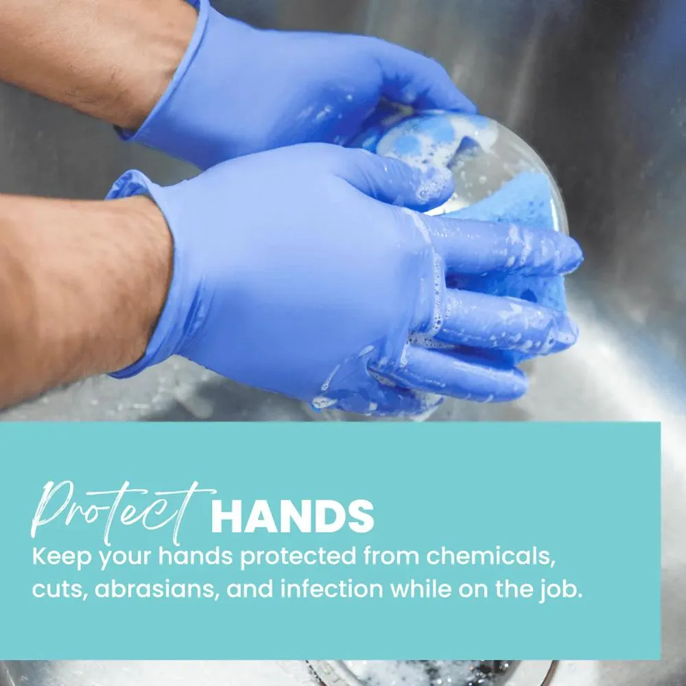 Eco Gloves Biodegradable Nitrile - Black - X-Large / 1 Case = 10 Boxes of 100
