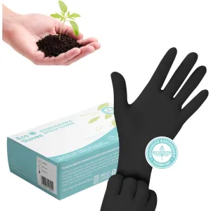 Eco Gloves Biodegradable Nitrile - Black - X-Large / 1 Case = 10 Boxes of 100