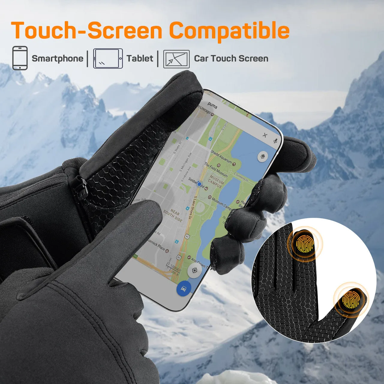 Electric Unisex Heated Gloves