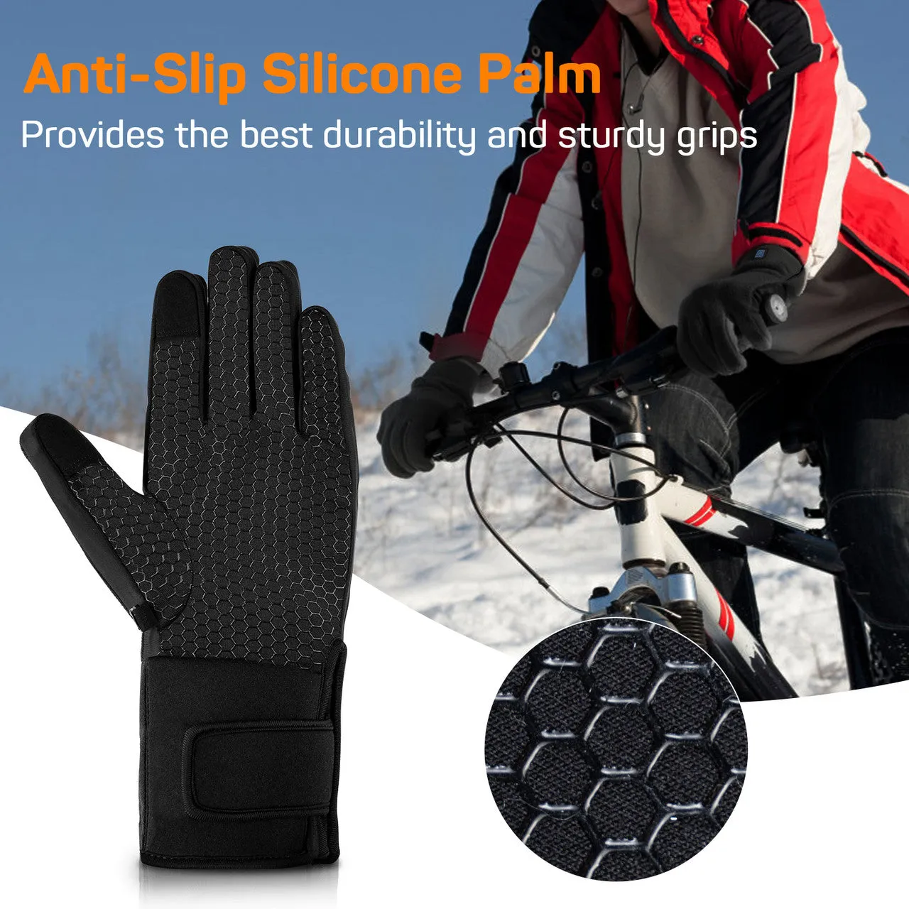 Electric Unisex Heated Gloves