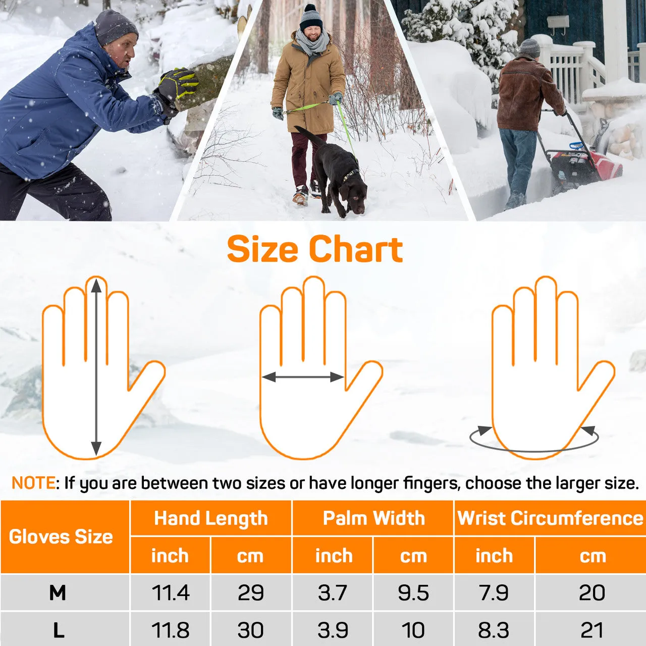 Electric Unisex Heated Gloves