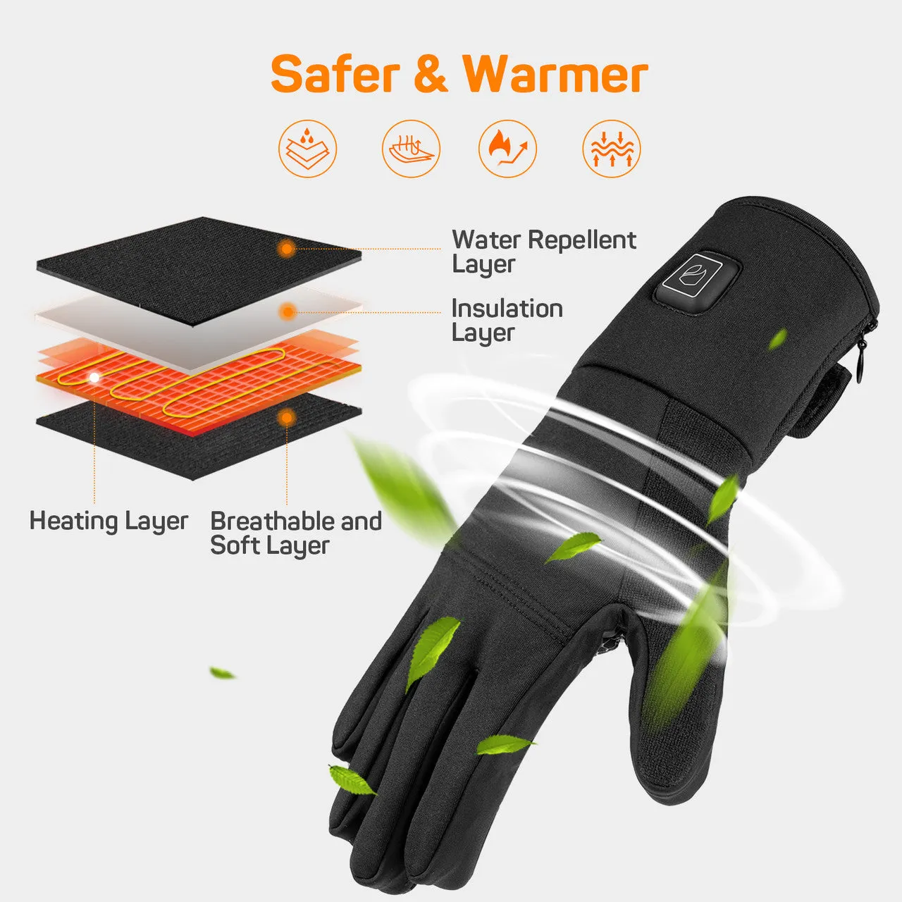 Electric Unisex Heated Gloves