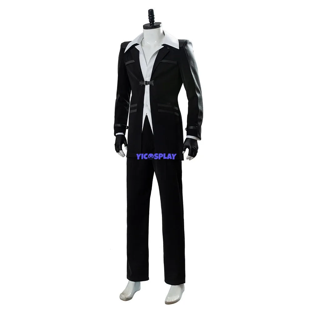 FF7 Remake Reno Coat Pants Outfit Halloween Suit Cosplay Costume