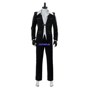 FF7 Remake Reno Coat Pants Outfit Halloween Suit Cosplay Costume