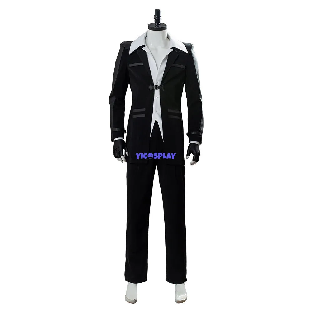 FF7 Remake Reno Coat Pants Outfit Halloween Suit Cosplay Costume
