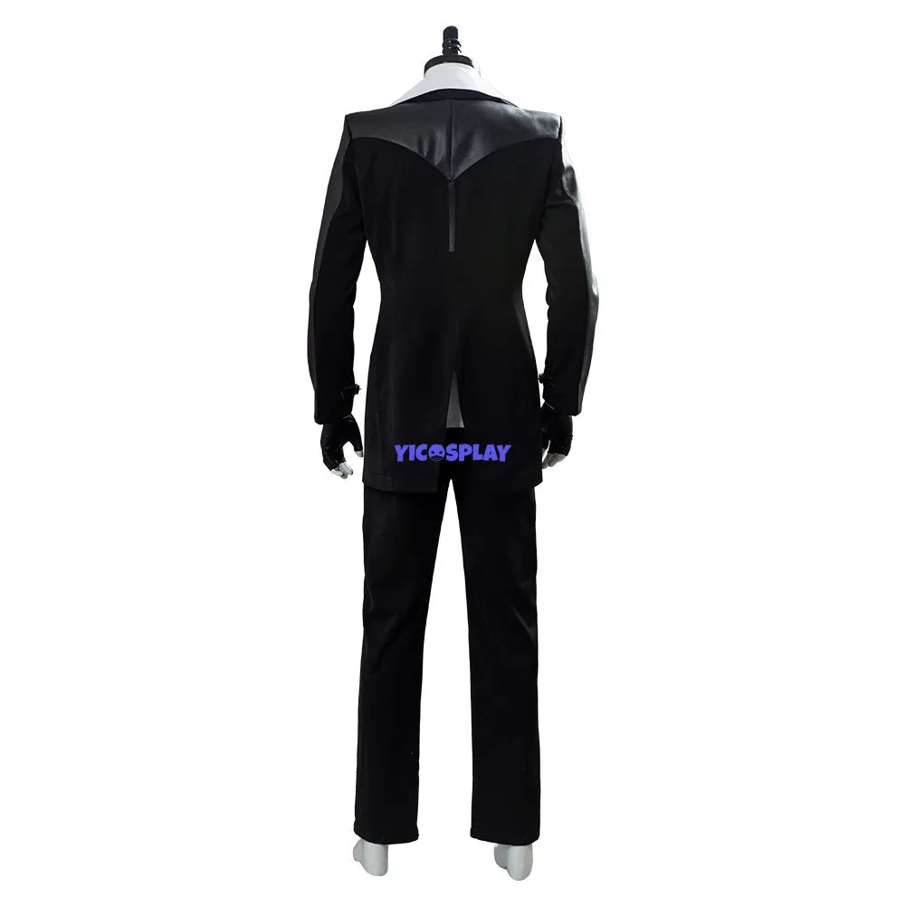 FF7 Remake Reno Coat Pants Outfit Halloween Suit Cosplay Costume