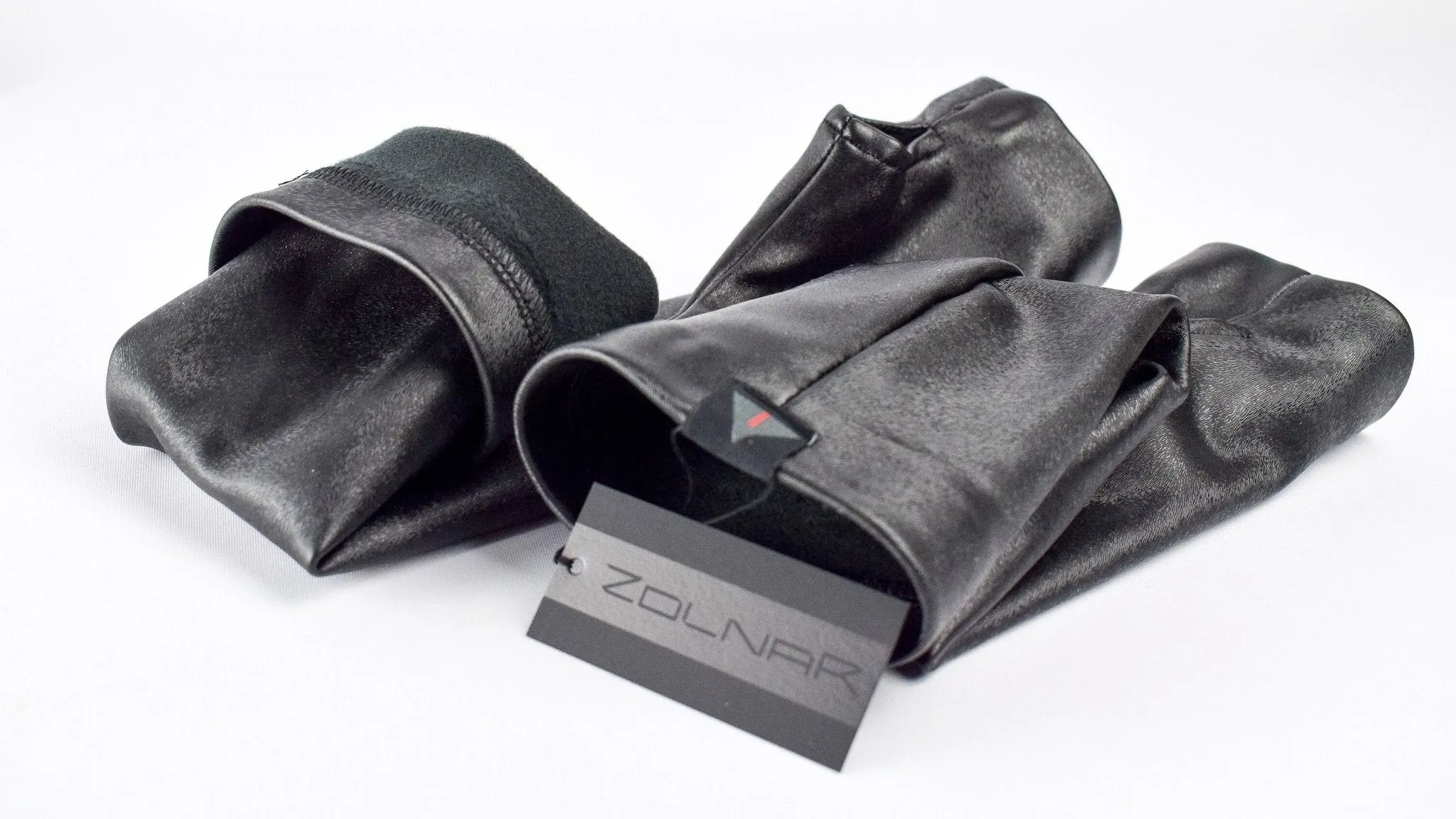FG40-PU Black fingerless gloves
