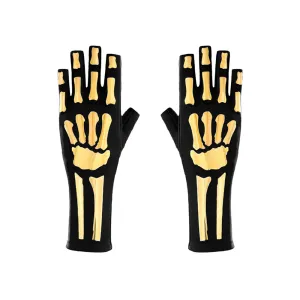 FINGERLESS EXTENDED METAL BONES GLOVES
