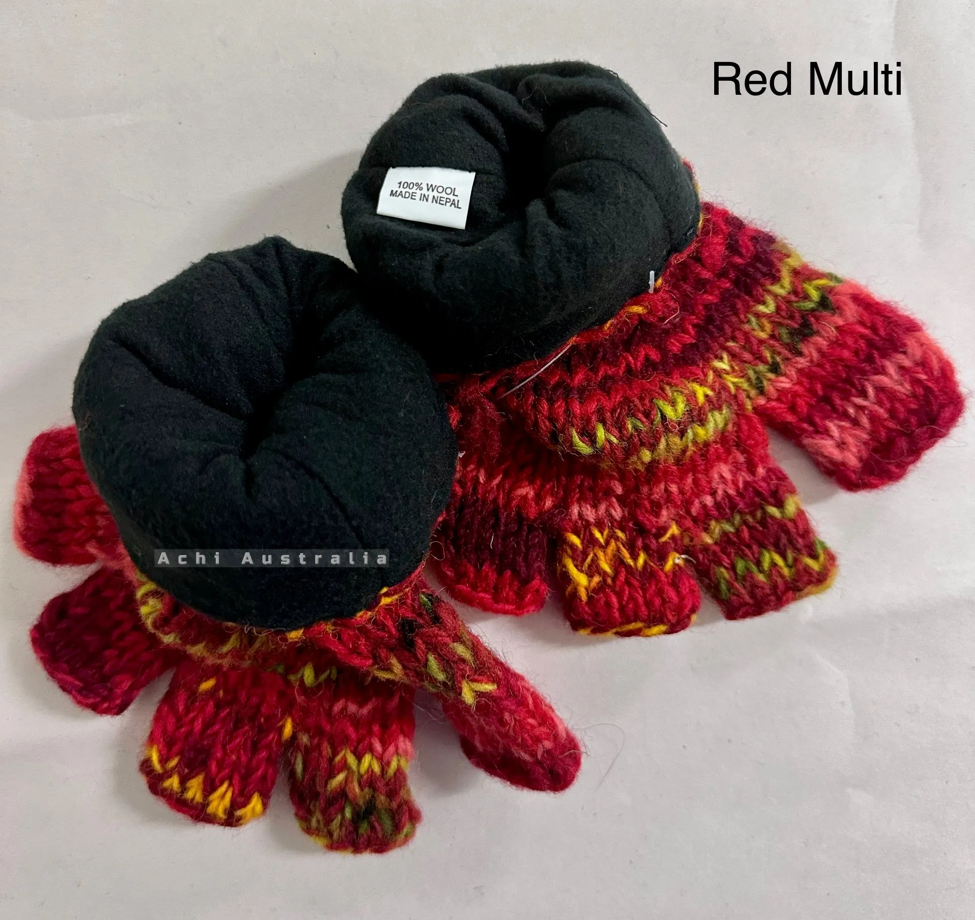 Fingerless gloves 100% wool
