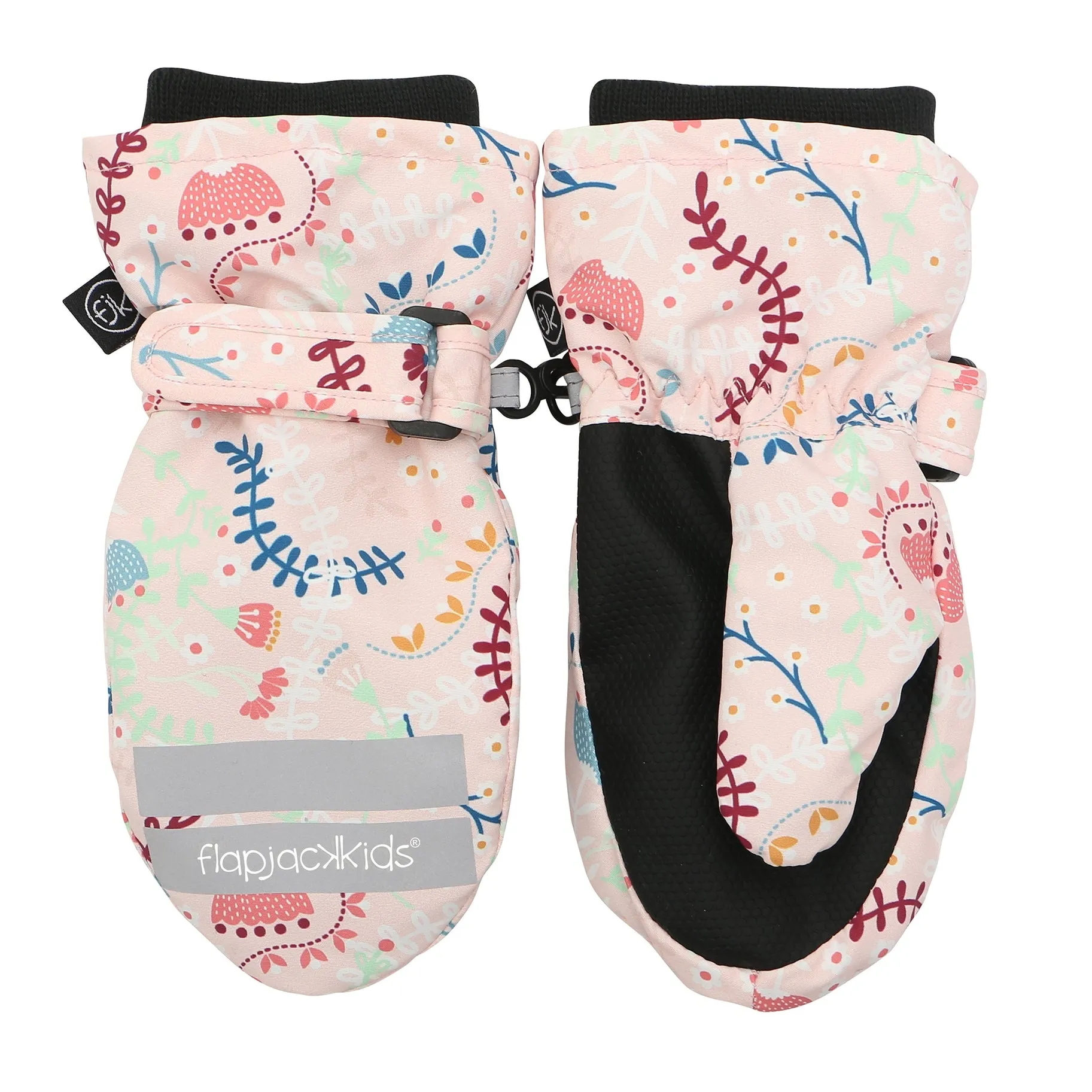 FlapJackKids Water Repellent Ski Mittens