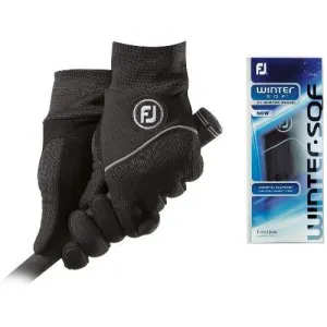FootJoy 2013 WinterSof Gloves 2XL Black Regular Pair (#66968)