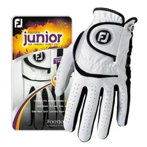 FootJoy Junior Golf Gloves L White LH/Regular (#65911)