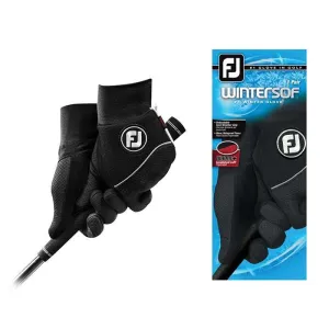 FootJoy WinterSof Pair S Black Regular Pair (66905E)