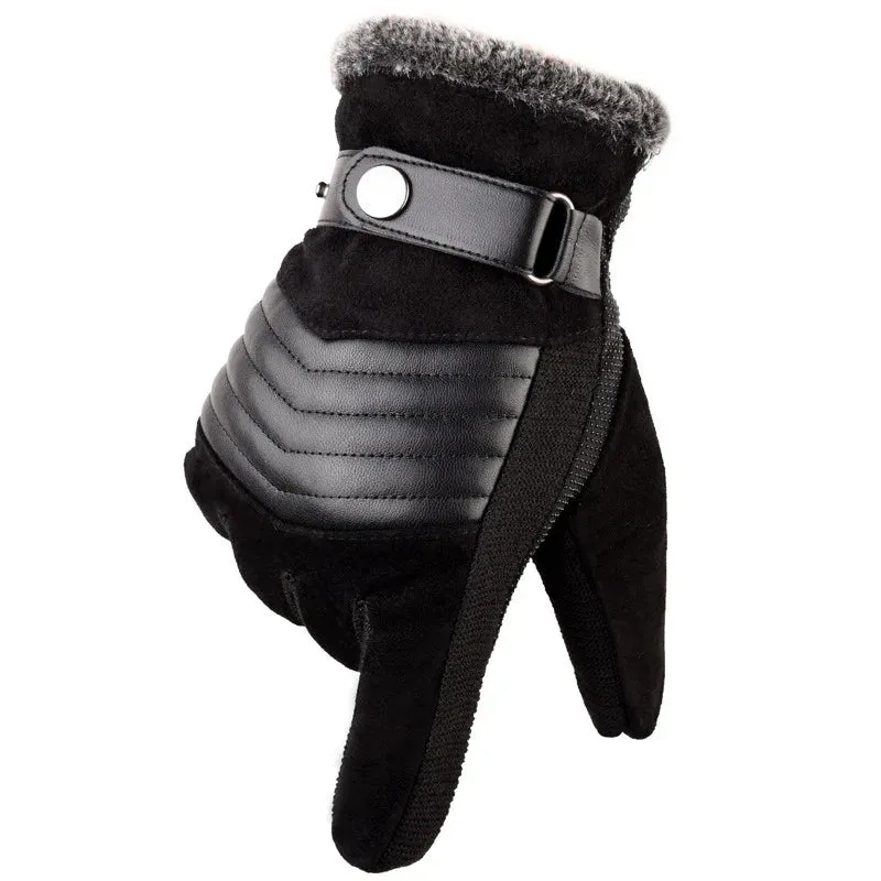 FrostGuard Men's Winter Touchscreen Driving Gloves