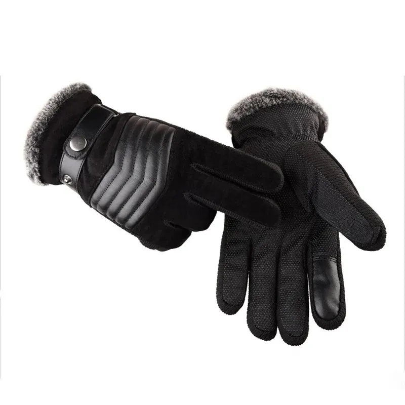 FrostGuard Men's Winter Touchscreen Driving Gloves