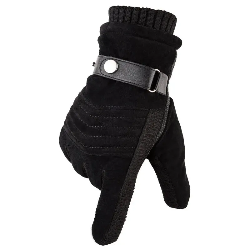 FrostGuard Men's Winter Touchscreen Driving Gloves