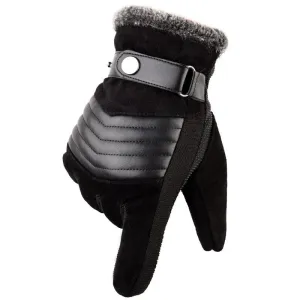FrostGuard Men's Winter Touchscreen Driving Gloves