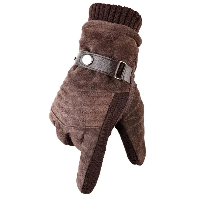 FrostGuard Men's Winter Touchscreen Driving Gloves