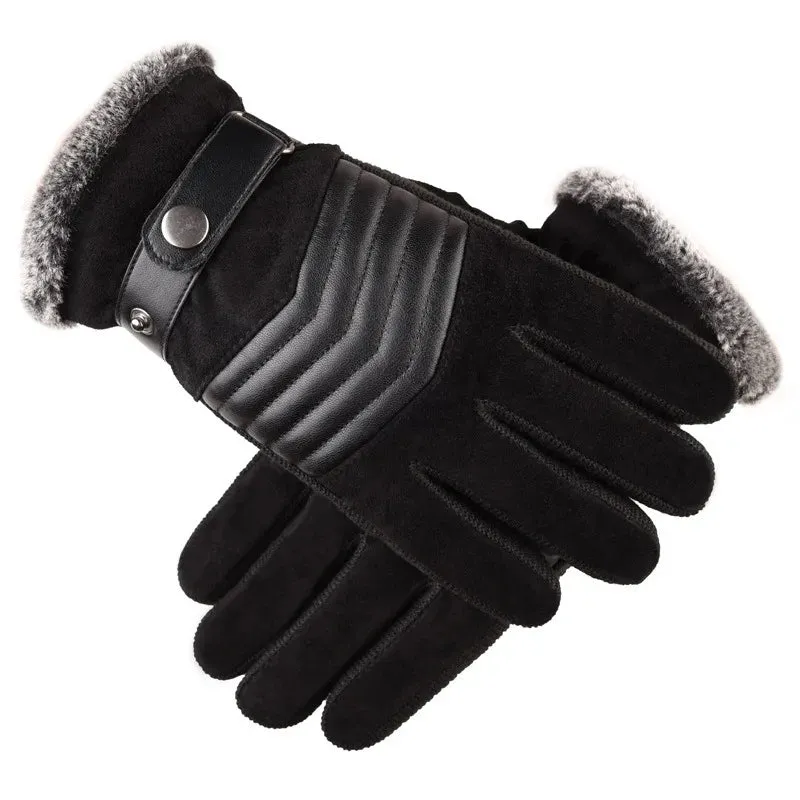 FrostGuard Men's Winter Touchscreen Driving Gloves