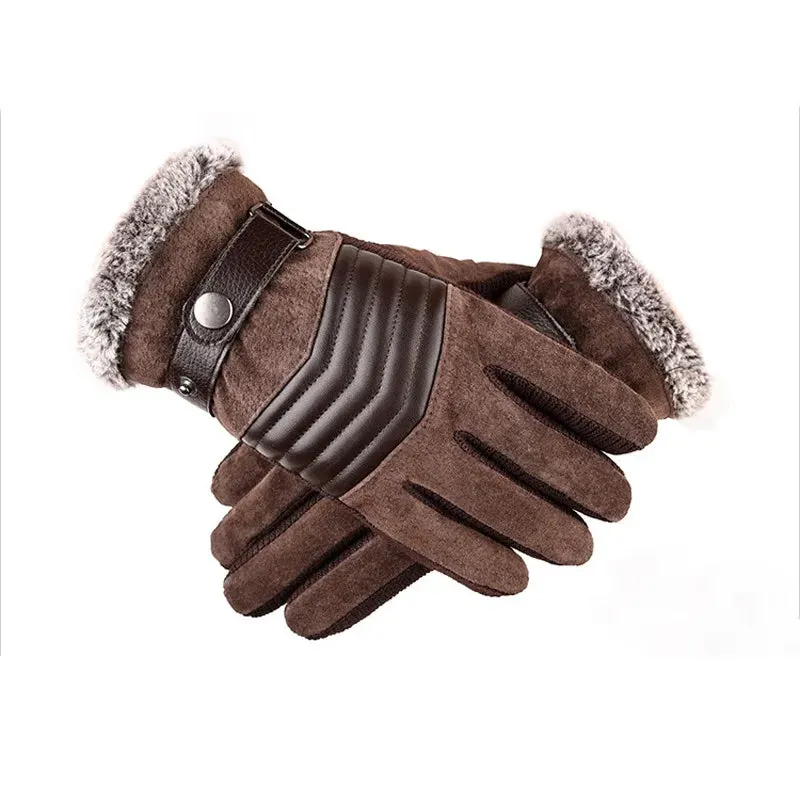 FrostGuard Men's Winter Touchscreen Driving Gloves
