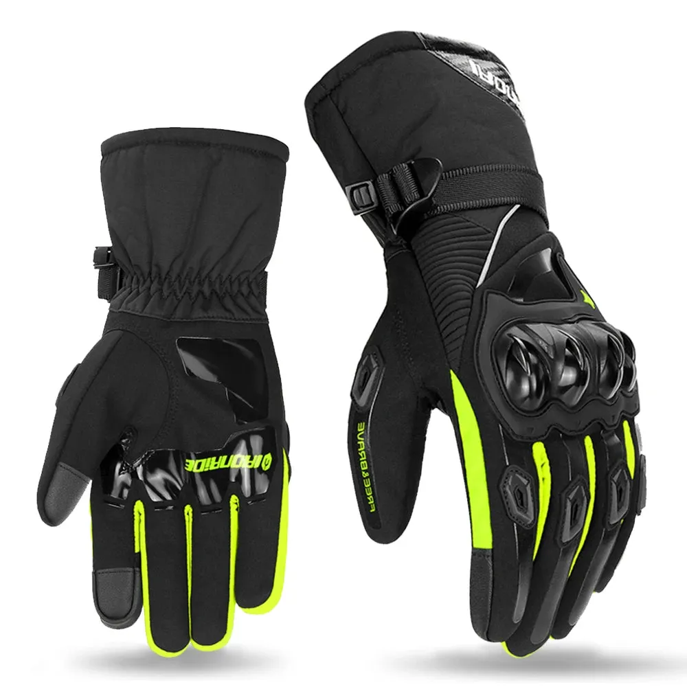 Full-Finger Winter Motorcycle Gloves for Men – Warm & Durable